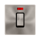 50A INGOT 1 GANG DOUBLE POLE SWITCH WITH NEON -  B
