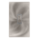 50A INGOT 2 GANG DOUBLE POLE SWITCH -  BRUSHED STE
