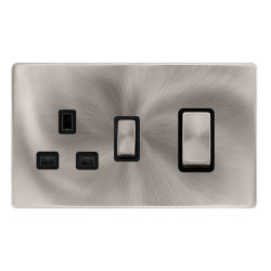 50A INGOT DOUBLE POLE SWITCH WITH 13A DOUBLE POLE