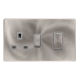50A INGOT DOUBLE POLE SWITCH WITH 13A DOUBLE POLE