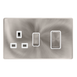 50A INGOT DOUBLE POLE SWITCH WITH 13A DOUBLE POLE