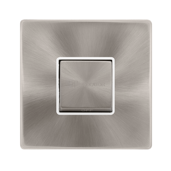 10A INGOT 3 POLE FAN ISOLATION SWITCH - BRUSHED ST