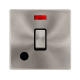 20A INGOT DOUBLE POLE SWITCH WITH NEON & FLEX OUTL