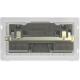 13A INGOT 2 GANG DP SWITCHED SOCKET - BRUSHED STEE