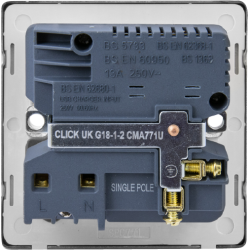 13A INGOT 1 GANG SWITCHED SOCKET WITH 2.1A USB OUT