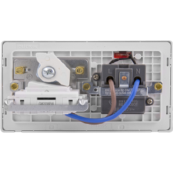 13A 1 GANG DOUBLE POLE KEY LOCKABLE SOCKET WITH NE