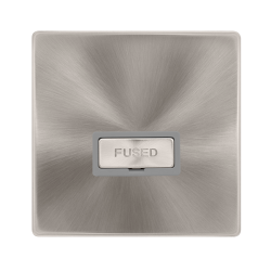 13A INGOT FUSED CONNECTION UNIT - BRUSHED STEEL CO