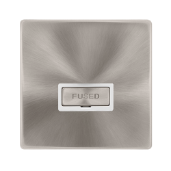 13A INGOT FUSED CONNECTION UNIT - BRUSHED STEEL CO