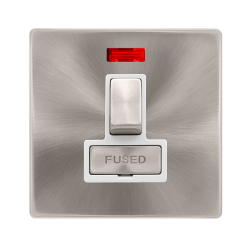 13A INGOT SWITCHED FUSED CONNECTION UNIT WITH NEON