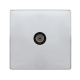 SINGLE NON-ISOLATED COAXIAL OUTLET - POLISHED CHRO