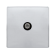 NON-ISOLATED SINGLE SATELLITE OUTLET- POLISHED CHR