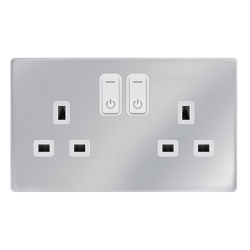 Scolmore ClickSmart 13A 2G RF SMART SOCKET DEFINITY CH PW