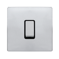 10AX INGOT 1 GANG 2 WAY SWITCH - POLISHED CHROME C
