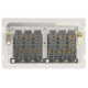10AX INGOT 6 GANG 2 WAY SWITCH - POLISHED CHROME C