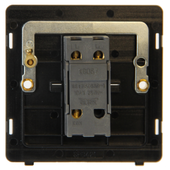 10AX 1 GANG 2 WAY TOGGLE SWITCH - POLISHED CHROME