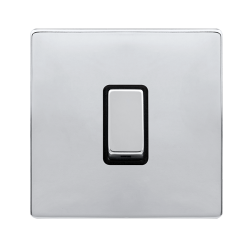 10AX INGOT 1 GANG INTERMEDIATE SWITCH - POLISHED C