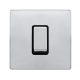 50A INGOT 1 GANG DOUBLE POLE SWITCH -  POLISHED CH