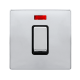 50A INGOT 1 GANG DOUBLE POLE SWITCH WITH NEON -  P