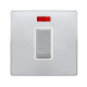 50A INGOT 1 GANG DOUBLE POLE SWITCH WITH NEON -  P