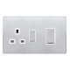 50A INGOT DOUBLE POLE SWITCH WITH 13A DOUBLE POLE