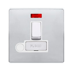 13A INGOT SWITCHED FUSED CONNECTION UNIT WITH NEON