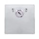20A DOUBLE POLE KEY LOCKABLE SWITCH - POLISHED CHR