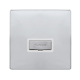 13A INGOT FUSED CONNECTION UNIT - POLISHED CHROME