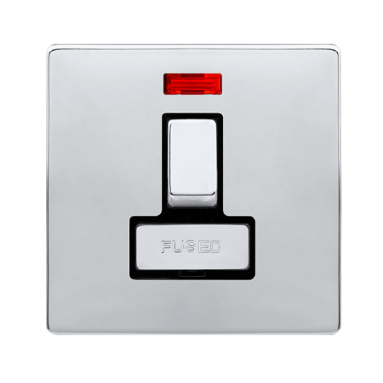 13A INGOT SWITCHED FUSED CONNECTION UNIT WITH NEON