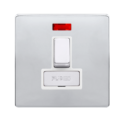 13A INGOT SWITCHED FUSED CONNECTION UNIT WITH NEON