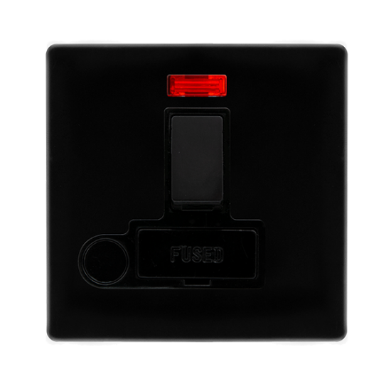 13A SWITCHED FUSED CONNECTION UNIT WITH NEON & OPT
