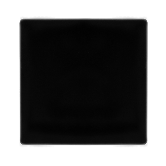 1 GANG BLANK PLATE - METAL BLACK COVER PLATE