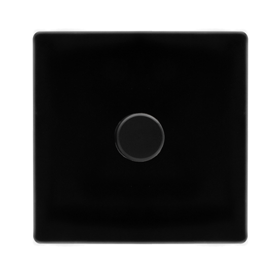 1 GANG 2 WAY 100W DIMMER SWITCH - METAL BLACK