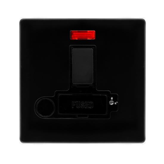 13A SWITCHED LOCKABLE CONNECTION UNIT WITH NEON &