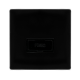 13A FUSED CONNECTION UNIT - METAL BLACK COVER PLAT