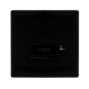 13A LOCKABLE  FUSED CONNECTION UNIT - METAL BLACK