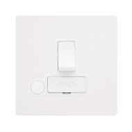 SFMW051PW 13Amp Switched Fused Connection Unit With Optional Flex outlet White