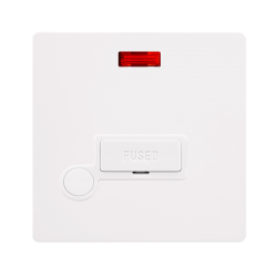 13A FUSED CONNECTION UNIT WITH NEON & OPTIONAL FLE