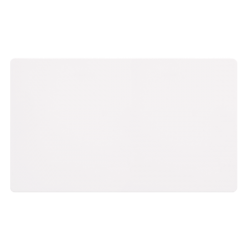 2 GANG BLANK PLATE - METAL WHITE COVER PLATE