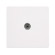 SINGLE NON-ISOLATED COAXIAL OUTLET - METAL WHITE C