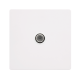 NON-ISOLATED SINGLE SATELLITE OUTLET - METAL WHITE