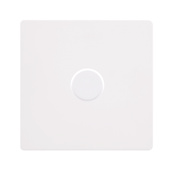 1 GANG 2 WAY 100W DIMMER SWITCH - METAL WHITE