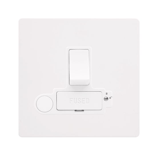 13A SWITCHED LOCKABLE CONNECTION UNIT WITH OPTIONA