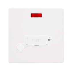 13A LOCKABLE CONNECTION UNIT WITH NEON & OPTIONAL