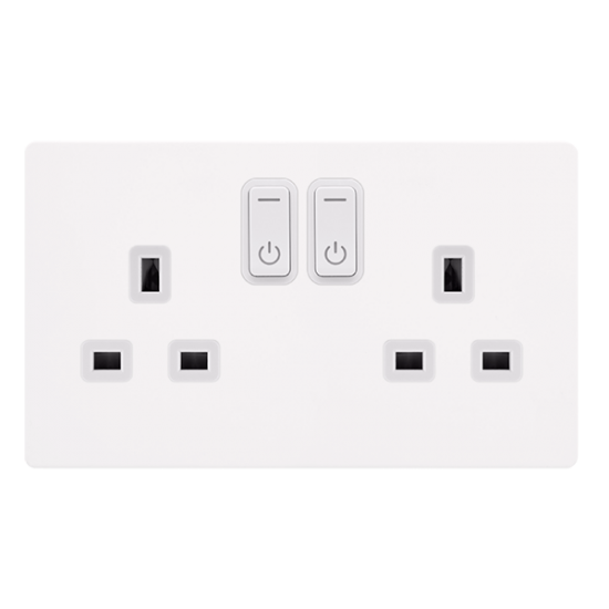 Scolmore Clicksmart 13A 2G RF SMART SOCKET DEFINITY MW PW
