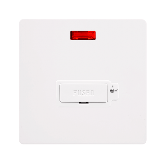 13A LOCKABLE  FUSED CONNECTION UNIT WITH NEON - ME