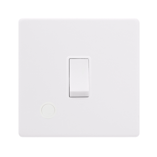 20A DOUBLE POLE SWITCH WITH FLEX OUTLET - POLAR WH