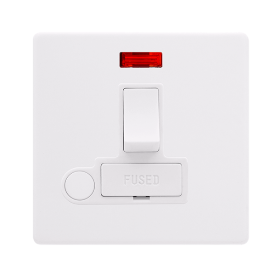 13A SWITCHED FUSED CONNECTION UNIT WITH NEON & OPT