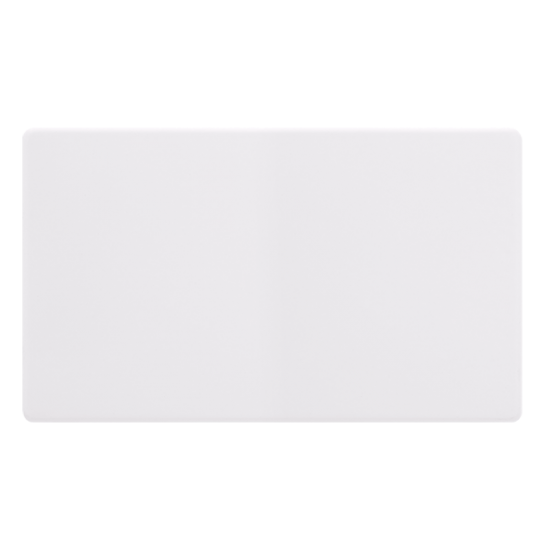 2 GANG BLANK PLATE - POLAR WHITE COVER PLATE