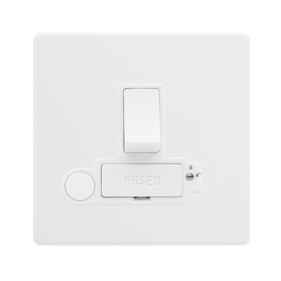 13A SWITCHED LOCKABLE CONNECTION UNIT WITH OPTIONA