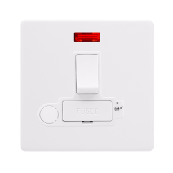 13A SWITCHED LOCKABLE CONNECTION UNIT WITH NEON &